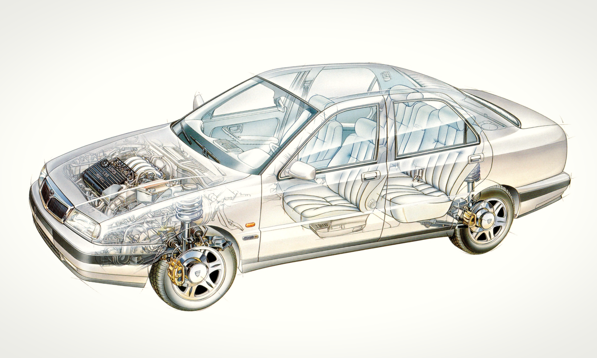 Lancia Kappa 2.4 cutout
